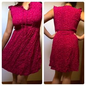 🌋 Pink/Red Floral Dress 🌋